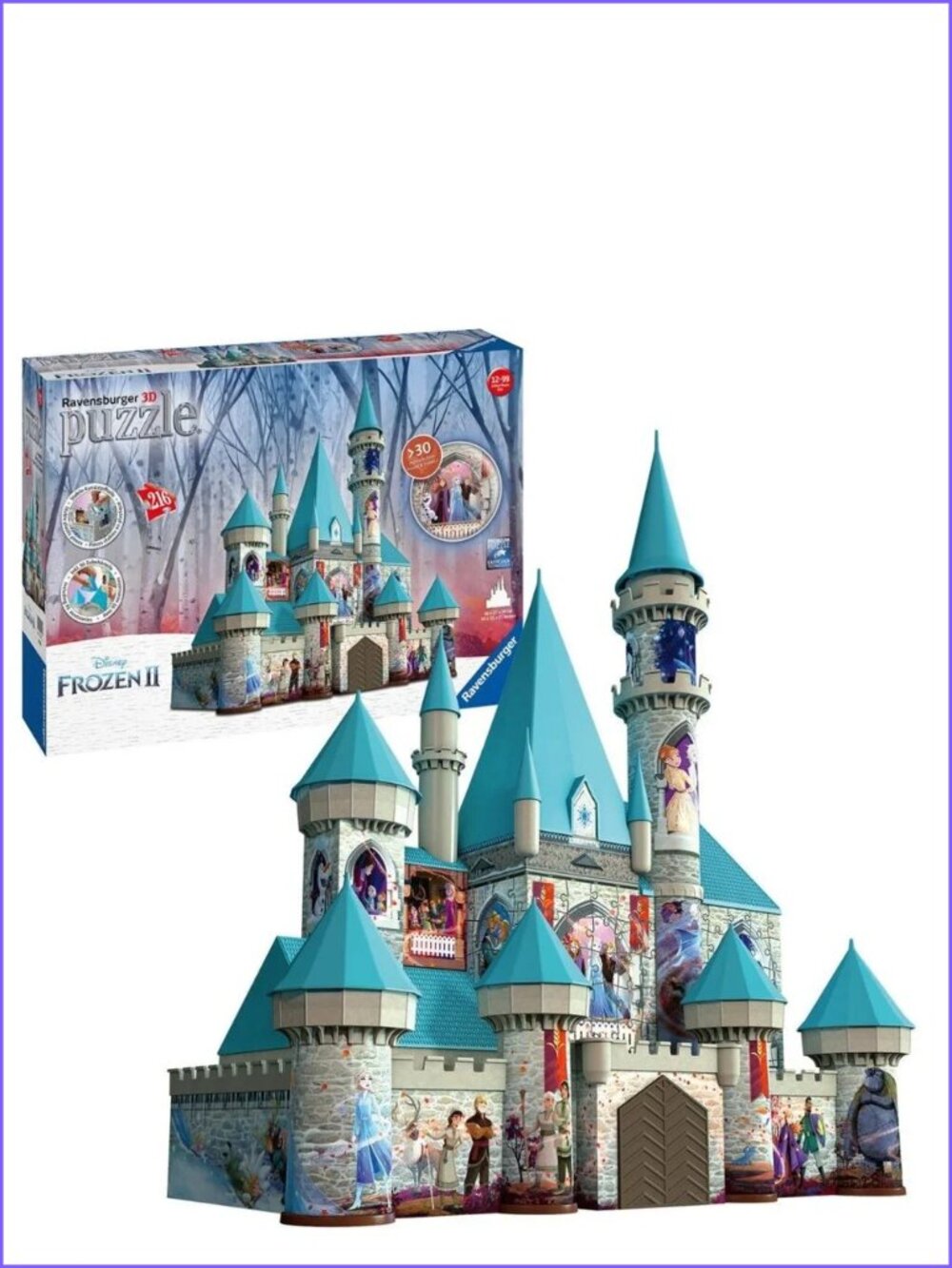 Ravensburger  3D Puzzle - Disney Frozen 2 Castle - 216 Piece New In Box